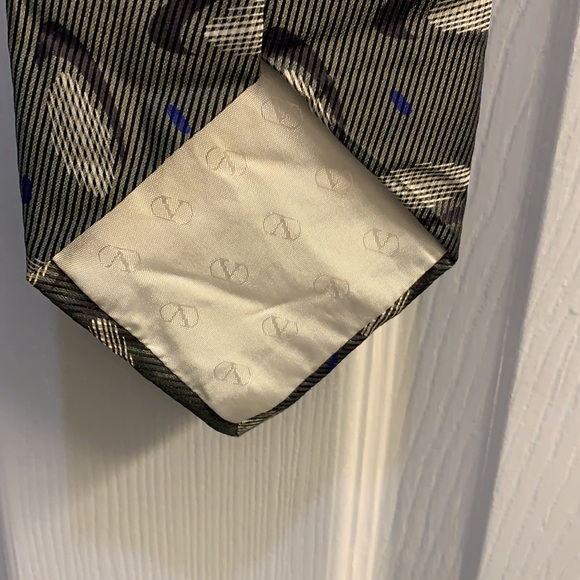 VALENTINO GREEN MULTICOLOR TIE - Picture 6 of 6